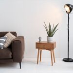 Modern room with furniture