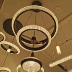 Living Room Chandelier with Crystal Chandeliers Lighting Stairs Modern Luxury for Villa  Golden Chandelier in Duplex Hall