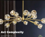 Nordic LED Crystal Chandelier Lighting American Vintage Bedroom Living Room Dining Room Lustre Art Hanging Lamp Indoor Decor