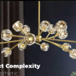 Nordic LED Crystal Chandelier Lighting American Vintage Bedroom Living Room Dining Room Lustre Art Hanging Lamp Indoor Decor