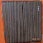 2023 New Wooden EBIL UK 13A Wall Socket with USB,electrical Light Switch with Socket Panel, Embedded Wall Type 220V Dual Socket