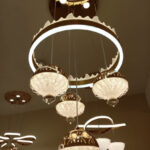 LED Lamp Dining Room Living Ring Dimmable Bedroom Kitchen Interior Linea Ceiling Round Modern Led Ring Chandelier Pendant Light