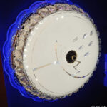 Led bedroom ceiling lamp round modern simple restaurant crystal adjustable corridor creative lighting fixtures