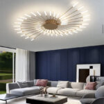 Scandinavian style LED chandelier bedroom ceiling lamp living room ceiling chandelier creative indoor lighting lamp kitchen lamp