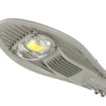 50W LED STREET LIGHTS COB Waterproof IP65 Led Streetlight AC85-265V PHILIPHOLLAND (Black Colour)