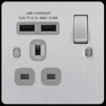 BG 13AMP SINGLE SOCKET WITH USB ? FBS21U