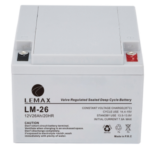 Dry Battery for Uninterruptible Power Supplies 12V26AH- VRLA Lemax