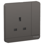 AvatarOn, switched socket, 3P, 13 A, 250 V, Dark Grey E8315_DG