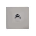 Ultimate Screwless dimmer switch 400W/VA, 1gang, 2way, main & LV, black nickel GU6412CBN