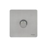 Ultimate Screwless dimmer switch 400W/VA, 1gang, 2way, main & LV, st.steel GU6412CSS