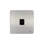 Ultimate Screwless flat plate ? data/telephone socket ? RJ11 ? stainless steel GU7451BSS