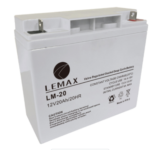 Sealed Power Backup System Deep Cycle Battery 12V20AH Lemax