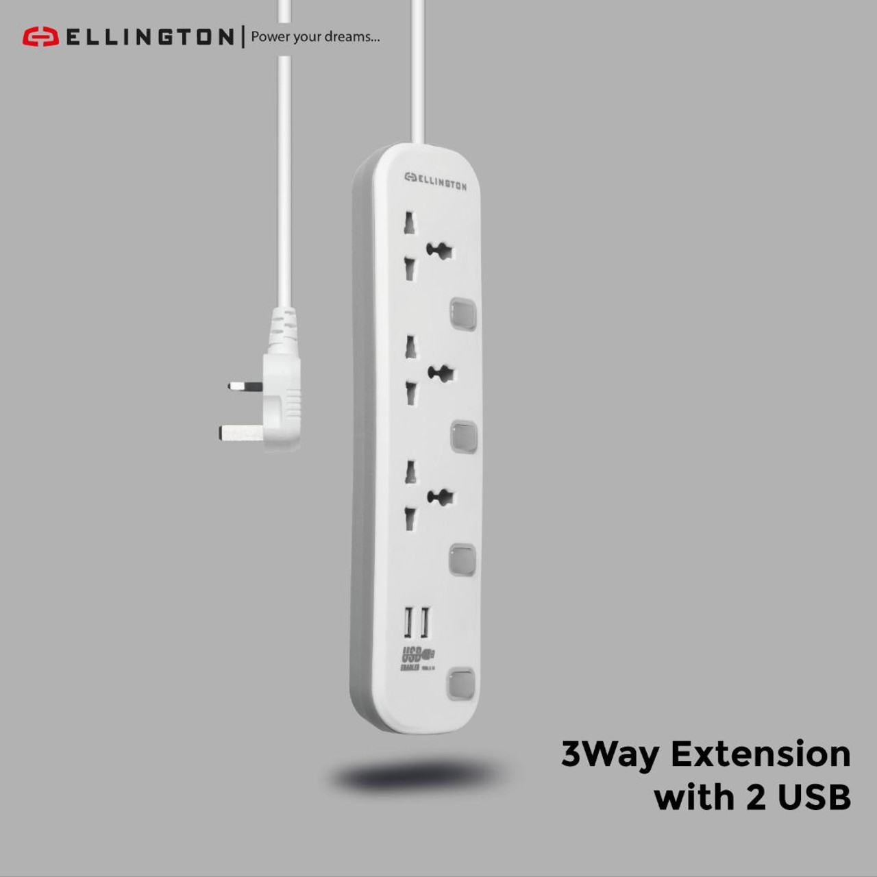Surge-Protector_Extension_Socket_3_Way_With_2_USB_Ports_Ellington__85252.1643717682.jpg Surge-Protector Extension Socket 3 Way With 2 USB Ports Ellington - Image 1