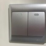 CHINT 10AX 250V 2 Gang 1 Way Switch (Big Rocker)