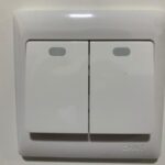 CHINT New7-G 2 Gang 1-Way Switch (Big Rocker)