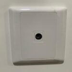 Chint wall switch socket genuine new7g closed circuit cable TV socket panel concealed type 86