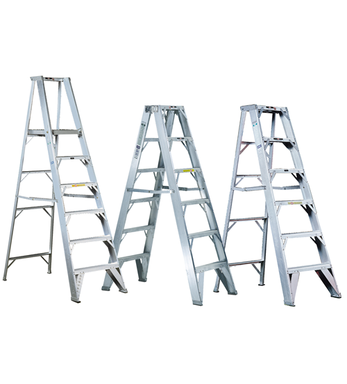 Aluminium Ladders With Self Supported Trestle