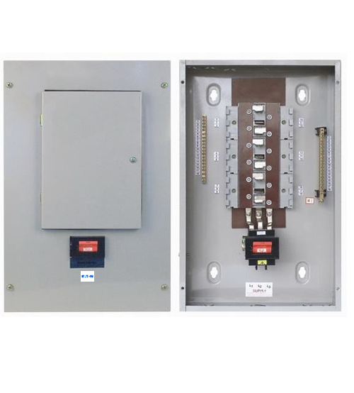 Eaton-MEM 6way Three Phase(TPN) Distribution Board C/W MCB