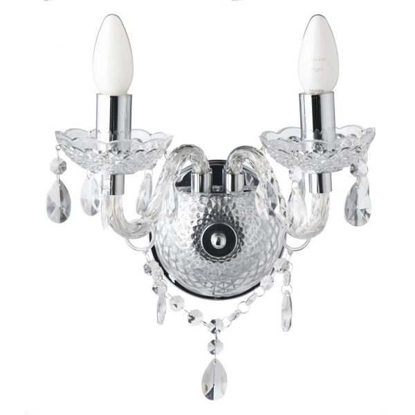 Marie Therese Wall Light Silver