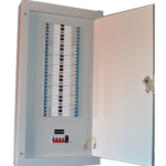 Powertec 12 Way 100A Three Phase(TPN) Distribution Board C/W MCB