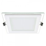 LED Square Glass Down/Panel Light (Daylight) 12W CCT 6000K
