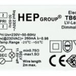 TB60I 230 (10 ? 60 W Electronic Transformer)